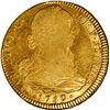Image 1 : GUATEMALA, Guatemala City, gold bust 4 escudos, Charles IV transitional (bust of Charles III, ordina