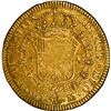 Image 2 : GUATEMALA, Guatemala City, gold bust 4 escudos, Charles IV transitional (bust of Charles III, ordina