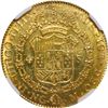 Image 2 : GUATEMALA, Guatemala City, gold bust 4 escudos, Ferdinand VII, 1817 M, rare, NGC AU 58 (Richard Stua