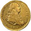 Image 1 : GUATEMALA, Guatemala City, gold bust 1 escudo, Charles IV, 1801 M, very rare, NGC AU 50 (Richard Stu