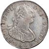 Image 1 : GUATEMALA, Guatemala City, bust 4 reales, Ferdinand VII transitional (bust of Charles IV), 1809 M, P