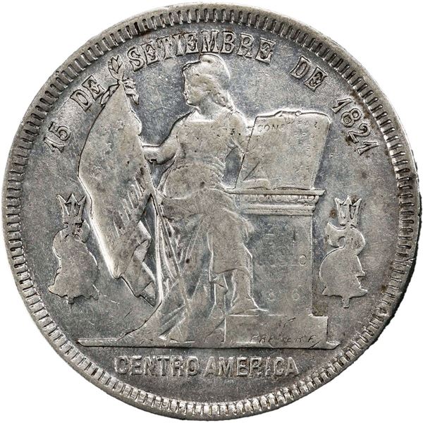 HONDURAS, Tegucigalpa, 1 peso, 1891/89, PCGS AU50.
