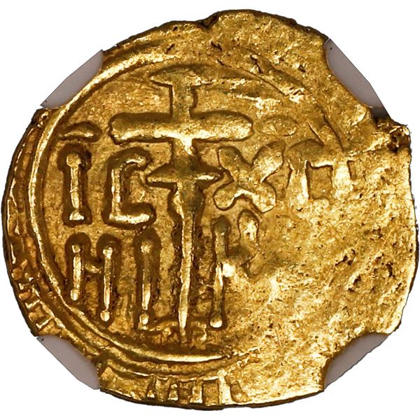ITALIAN STATES, Kingdom of Sicily, Messina or Palermo, gold 1 tari d'oro, Roger II (1105-1154), NGC 