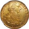 Image 1 : MEXICO, Mexico City, gold bust 8 escudos, Charles III, 1788 FM, mintmark and assayer upright, NGC AU