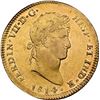Image 1 : MEXICO, Mexico City, gold bust 4 escudos, Ferdinand VII, 1814 HJ, rare, NGC AU 55, finest known in N