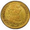Image 1 : MEXICO, Mexico City, gold bust 2 escudos, Charles III, 1786 FM, PCGS XF45.