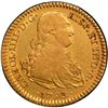 Image 1 : MEXICO, Mexico City, gold bust 2 escudos, Charles IV, 1793/2 FM, PCGS XF40, finest and only example 