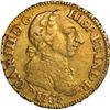 Image 1 : MEXICO, Mexico City, gold bust 1 escudo, Charles III ("rat nose" bust), 1763 MM, rare, PCGS XF40, fi