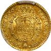 Image 2 : MEXICO, Mexico City, gold bust 1 escudo, Charles III, 1773 FM/MF, rare, PCGS AU58, finest and only e