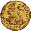 Image 1 : MEXICO, Mexico City, gold bust 1 escudo, Charles III, 1776 FM, inward-facing mintmark and assayer, P