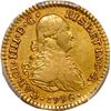 Image 1 : MEXICO, Mexico City, gold bust 1 escudo, Charles IV, 1796 FM, PCGS XF40, finest and only example in 