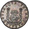Image 1 : MEXICO, Mexico City, pillar 8 reales, Philip V, 1733 MF, small crown, rare, NGC AU 50.