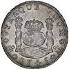Image 1 : MEXICO, Mexico City, pillar 8 reales, Philip V, 1745 MF, NGC MS 63, ex-Espinola.
