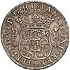 Image 2 : MEXICO, Mexico City, pillar 8 reales, Ferdinand VI, 1750 MF, NGC AU 50.