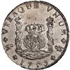 Image 1 : MEXICO, Mexico City, pillar 8 reales, Ferdinand VI, 1759 MM, PCGS AU53.