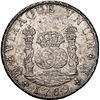 Image 1 : MEXICO, Mexico City, pillar 8 reales, Charles III, 1769 MF, NGC AU 58, ex-Tan.