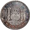 Image 1 : MEXICO, Mexico City, pillar 8 reales, Charles III, 1770 FM.