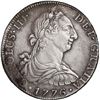 Image 1 : MEXICO, Mexico City, bust 8 reales, Charles III, 1776 FM.