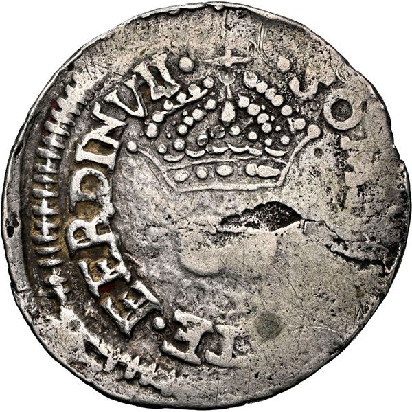 MEXICO, Sombrerete, Vargas, 1 real, Ferdinand VII, 1812, rare, NGC XF details / cleaned.