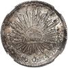 Image 1 : MEXICO, Zacatecas, cap-and-rays 8 reales, 1840 OM, NGC AU 58.