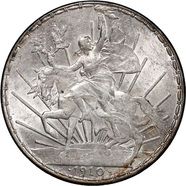 MEXICO, Mexico City, "caballito" peso, 1910.