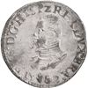 Image 1 : NETHERLANDS (Spanish), Brabant, Antwerp mint, ½ philip daalder, Philip II, 1587, rare.