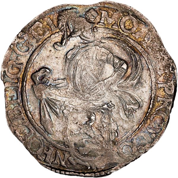 NETHERLANDS (United), Gelderland, "lion" daalder, 1638, PCGS MS63, finest known in PCGS census.