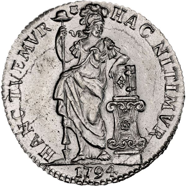 NETHERLANDS (United), Utrecht, 1 gulden, 1794, PCGS MS64.