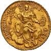 Image 1 : PAPAL STATES, Rome, gold zecchino, Benedict XIV, 1751 - year XI, NGC AU 58.