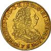 Image 1 : PERU, Lima, gold bust 8 escudos, Ferdinand VI, 1753 J, NGC AU 55.