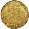 Image 1 : PERU, Lima, gold bust 8 escudos, Charles IV transitional (bust of Charles III, ordinal IV), 1790 IJ,