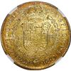 Image 2 : PERU, Lima, gold bust 8 escudos, Charles IV transitional (bust of Charles III, ordinal IV), 1791 IJ,