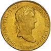 Image 1 : PERU, Cuzco, gold bust 8 escudos, Ferdinand VII, 1824 G, NGC AU 58.