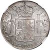 Image 2 : PERU, Lima, bust 8 reales, Ferdinand VII transitional ("imaginary" bust), 1811 JP, long ribbons, NGC