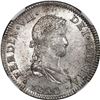 Image 1 : PERU, Lima, bust 2 reales, Ferdinand VII, 1820 JP, NGC MS 64.