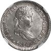 Image 1 : PERU, Lima, bust ½ real, Ferdinand VII, 1818 JP, NGC MS 63.