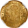 Image 2 : PHILIPPINES (under Spain), Manila, gold 4 pesos, Isabel II, 1868, NGC UNC details / obv cleaned.