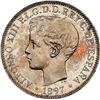 Image 1 : PHILIPPINES (under Spain), Manila, 1 peso, Alfonso XIII, 1897, NGC MS 61.