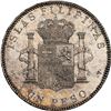 Image 2 : PHILIPPINES (under Spain), Manila, 1 peso, Alfonso XIII, 1897, NGC MS 61.