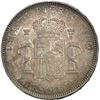 Image 2 : PUERTO RICO (under Spain), struck at the Madrid Mint, 1 peso, Alfonso XIII, 1895 PG-V, PCGS AU55.