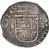 Image 1 : SPAIN, Seville, cob 8 reales, Philip II, assayer Gothic D at 4 o'clock outside tressure around cross