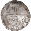 Image 2 : SPAIN, Seville, cob 8 reales, Philip II, assayer Gothic D at 4 o'clock outside tressure on reverse, 