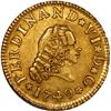 Image 1 : SPAIN, Madrid, gold bust ½ escudo, Ferdinand VI, 1749 JB, NGC AU 53, ex-Eliasberg.