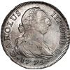 Image 1 : SPAIN, Seville, bust 8 reales, Charles III, 1775 CF, NGC XF 40.