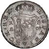 Image 2 : SPAIN, Seville, bust 8 reales, Charles III, 1776 CF, PCGS XF40.