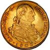Image 1 : SPAIN, Madrid, gold bust 4 escudos, Charles IV, 1803 FA, PCGS AU58.