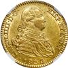 Image 1 : SPAIN, Madrid, gold bust 2 escudos, Charles IV, 1800/799 M, NGC AU 58.
