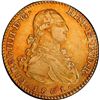 Image 1 : SPAIN, Madrid, gold bust 2 escudos, Charles IV, 1801/791 FA, PCGS AU55, finest and only example in P