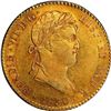 Image 1 : SPAIN, Seville, gold bust 2 escudos, Ferdinand VII, 1830 JB, PCGS AU58, "top pop."