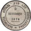Image 1 : SPAIN, Cartagena, Cantonal Revolution, 5 pesetas, 1873, NGC MS 63.